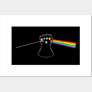 Gauntlets raindbow endgame Posters and Art